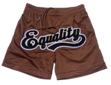 EQUALITY BROWN PRIDE PATCH SHORT